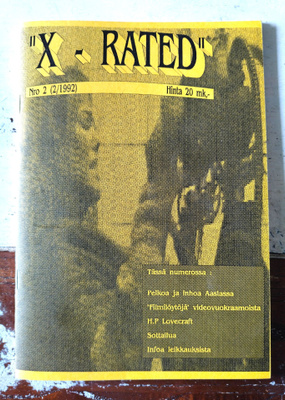 X-RATED (KOTIM. KAUHU/SLEAZE LEFFA LEHTI ! ! Numero 2/1992)
