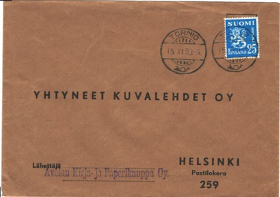 FIRMAK. TORNIO AVELAN KIRJA JA PAPERIK