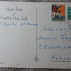 Vanha paperitaide kortit + joulumerkki, v. 62 - pikkukuva 3