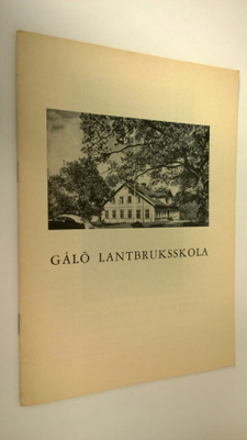 Gålö lantbruksskola