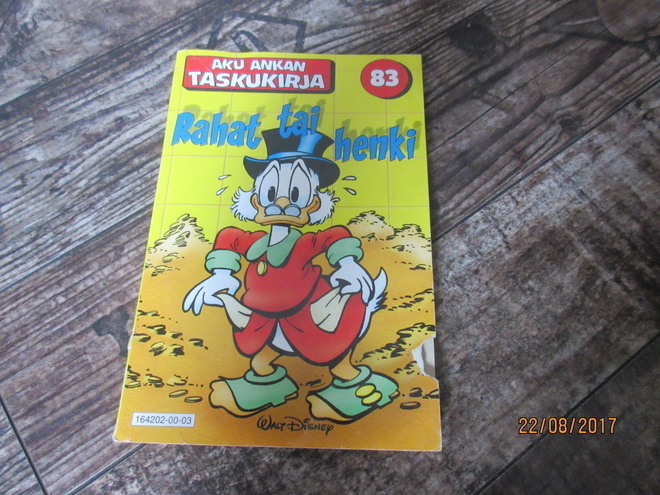 Aku Ankan taskukirja 83 - Rahat tai henki (2.Painos)