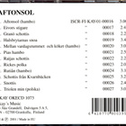 Trio TI-GU-RI - "AFTONSOL" - CD - 2001. harvinainen. - pikkukuva 2