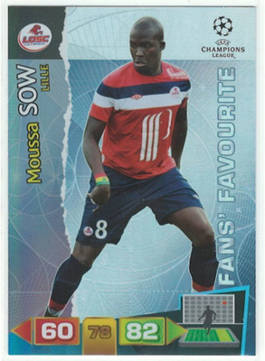 11-12 Adrenalyn Champions League Fan's Favourite Moussa Sow