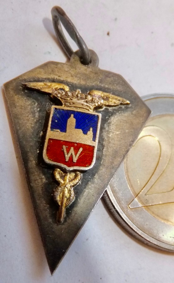 VANHA Merkki  Jetoni Viipuri 1924 Hopeaa 1924 KOMEA