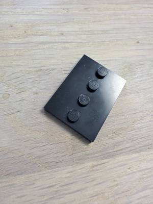 LEGO Figuuri alusta musta
