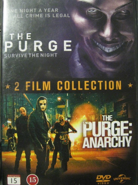 THE PURGE / THE PURGE 2 : ANARCHY COLLECTION DVD