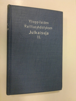Ylioppilaiden raittiusyhdistyksen julkaisuja 2