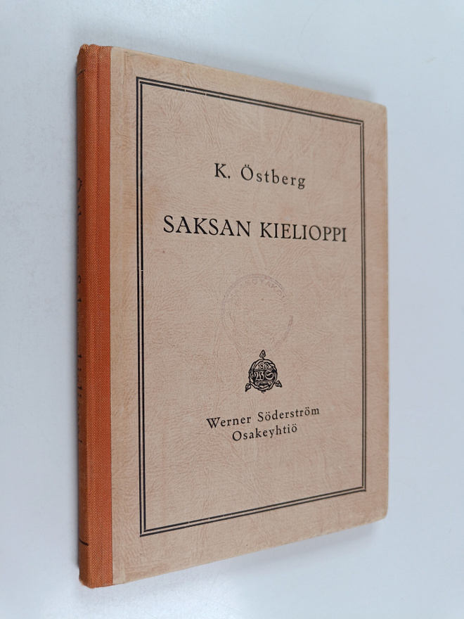 Karl Östberg : Saksan kielioppi : oppikouluja varten