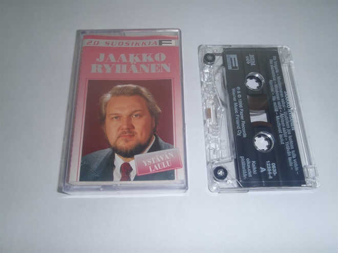 JAAKKO RYHÄNEN - 20 SUOSIKKIA c-kasetti ( Hyvä kunto )