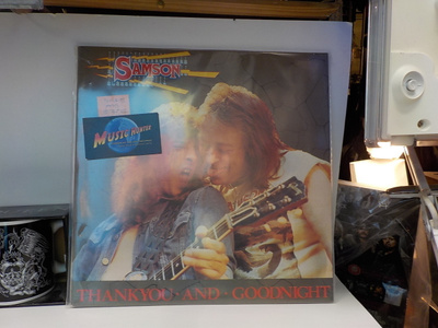 SAMSON - THANK YOU AND GOODNIGHT - M-/M- LP