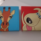 Canvas Taulu / Canvastaulu - Koira ja Kirahvi  - 2 kpl - pikkukuva 5