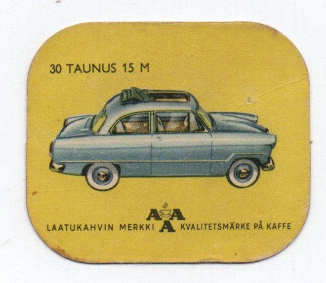 Kahvilappu AAA n:o 30 TAUNUS 15 M