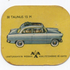 Kahvilappu AAA n:o 30 TAUNUS 15 M - pikkukuva 1