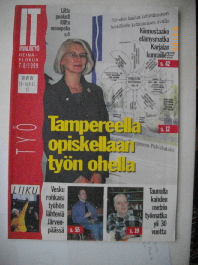 Invalidityö Nro 7-8/1999 (8.11)