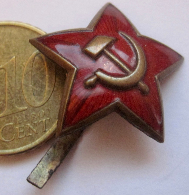VANHA CCCP Tähti Kokardi Suikkaan Sota-aikaa