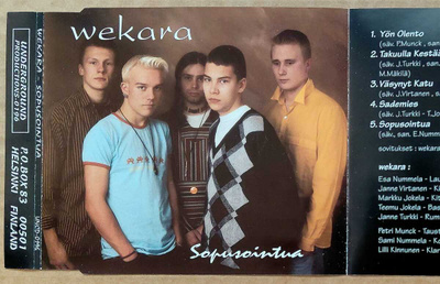WEKARA: Sopusointua – MINT 5:n biisin CDEP 1996, Esa Nummela