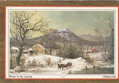 Winter in the country - Bless this house seinäkalenteri