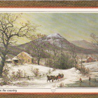 Winter in the country - Bless this house seinäkalenteri - pikkukuva 1