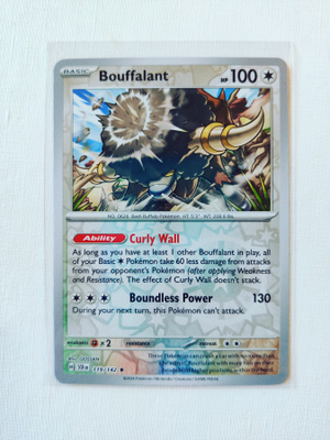 Bouffalant Reverse Holo Rare