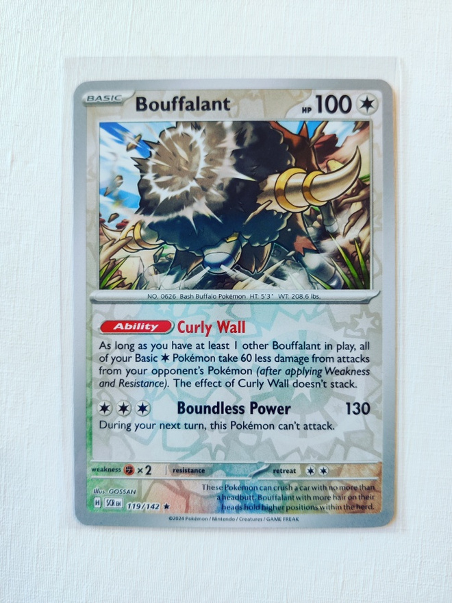 Bouffalant Reverse Holo Rare