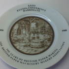 Posliinilautanen 500-vuotta paperinvalmistuksesta, 1488-1988 - pikkukuva 2