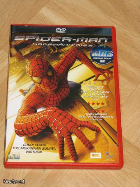 Spider-man - Hämähäkkimies. Dvd