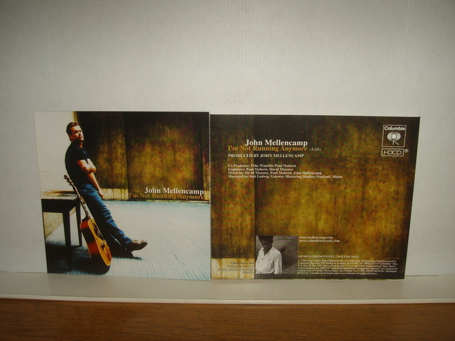 John Mellencamp CDS I'm Not Running Anymore *PROMO