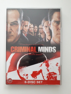 Criminal Minds, 2. Kausi,  6-Levyä - DVD Boxi