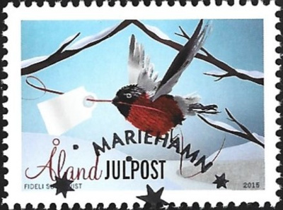 Åland 2015 Joulu Julpost EP leima LaPe 404