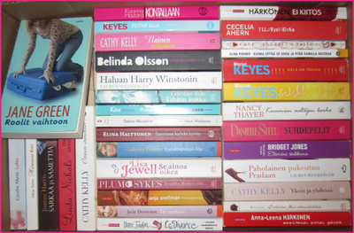 Erilaisia Chick lit. / romance kirjoja 1,50e kpl