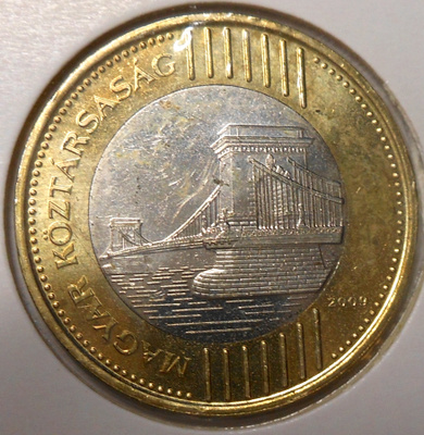 Hungary. 200 forint 2009.