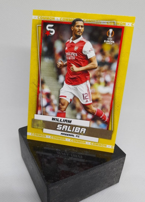 Saliba, Arsenal : Topps Superstars, Action variation card