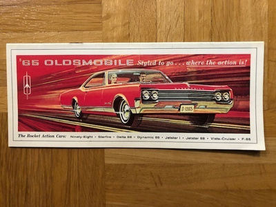 Esite Oldsmobile 1965: Ninety-Eight, Starfire, Dynamic 88 ym
