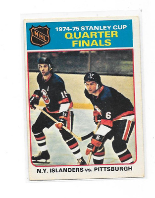 1975-76 OPC #4 Quarter Finals New York Islanders