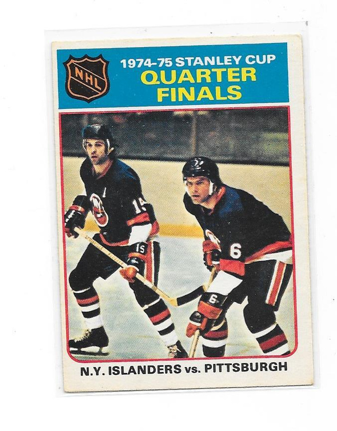 1975-76 OPC #4 Quarter Finals New York Islanders