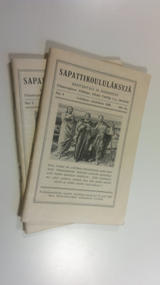 Sapattikoululäksyjä nro 3 ja 4 -1930