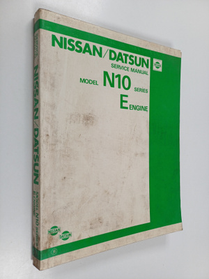 Nissan/Datsun service manual : Model N10 series E engine