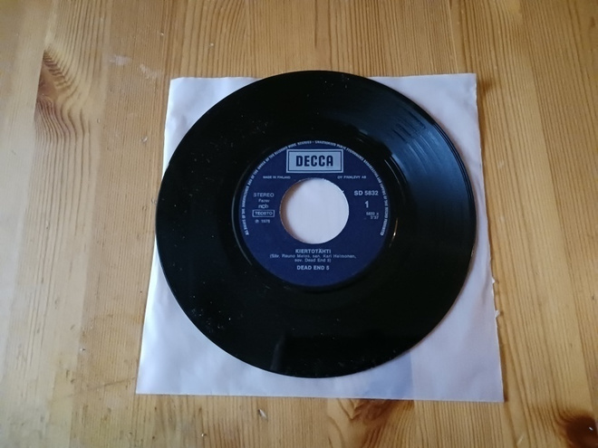 Dead End 5 – Kiertotähti 7" orig 1977 Rock rare