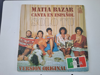 MATIA BAZAR CANTA EN ESPANOL 7 " Single