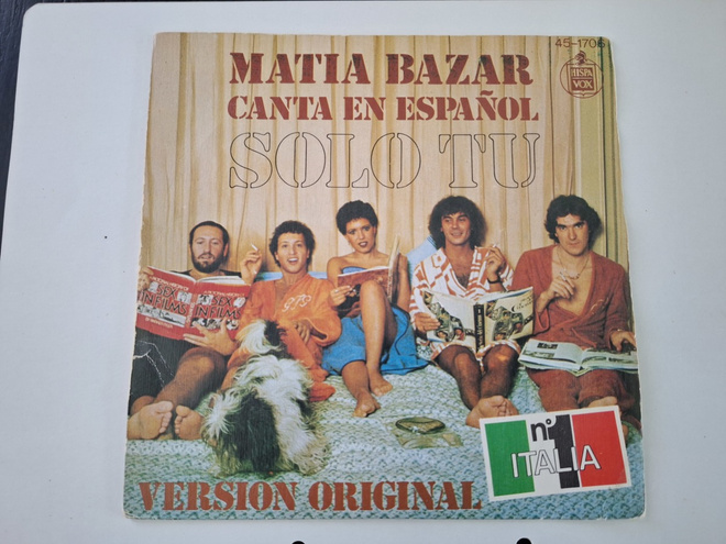 MATIA BAZAR CANTA EN ESPANOL 7 " Single