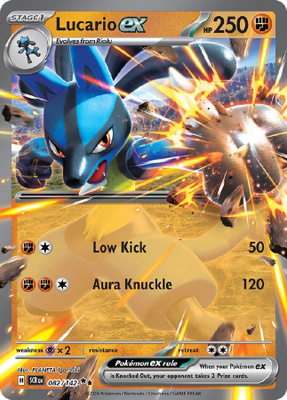 Lucario ex 082/142 - Stellar Crown - NM/M