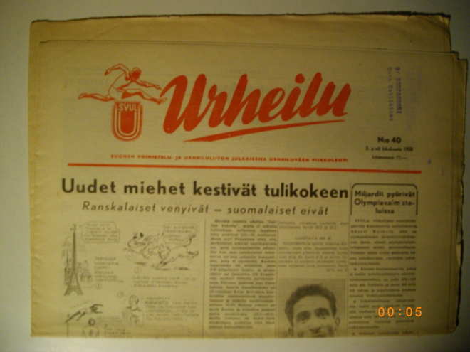 Urheilu lehti Nro 40/1950 (5.11)