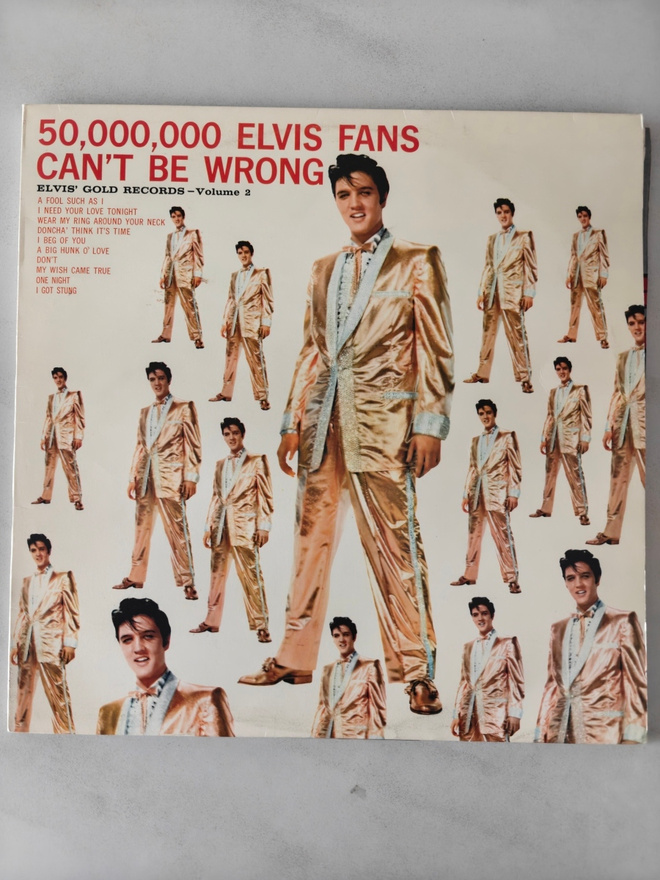 LP Elvis/gold Records -volume 2