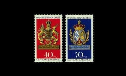Saksa 766-7 ** Postimerkkinäyttely IBRA (1973)