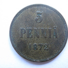 5 penniä 1872 - pikkukuva 1