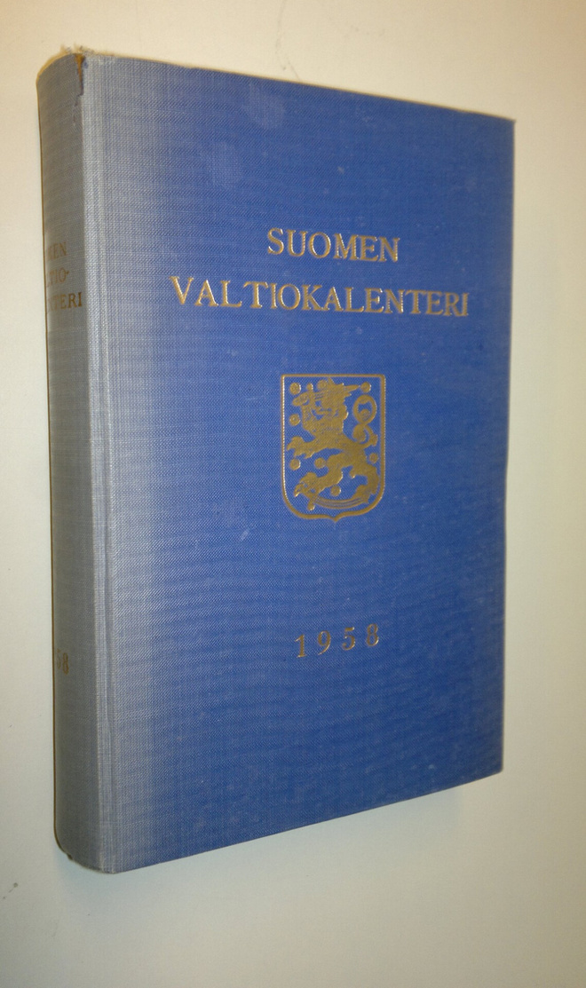 Suomen valtiokalenteri 1958