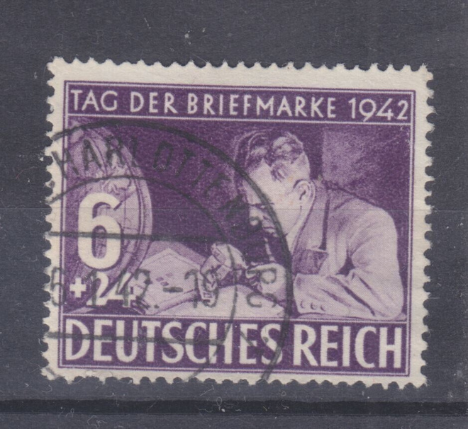 Saksa reich 1943 LaPe 807 leimattuna.