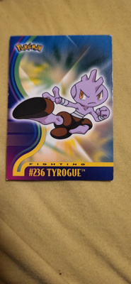 Tyrogue #236 Pokemon 2001 Topps Johto Champions card