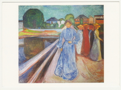 Edvard Munch : Naisia sillalla