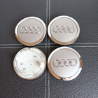 Audi vannekeskiöt – Kromireunus, Kromi-Harmaa – 69mm (4kpl - pikkukuva 1